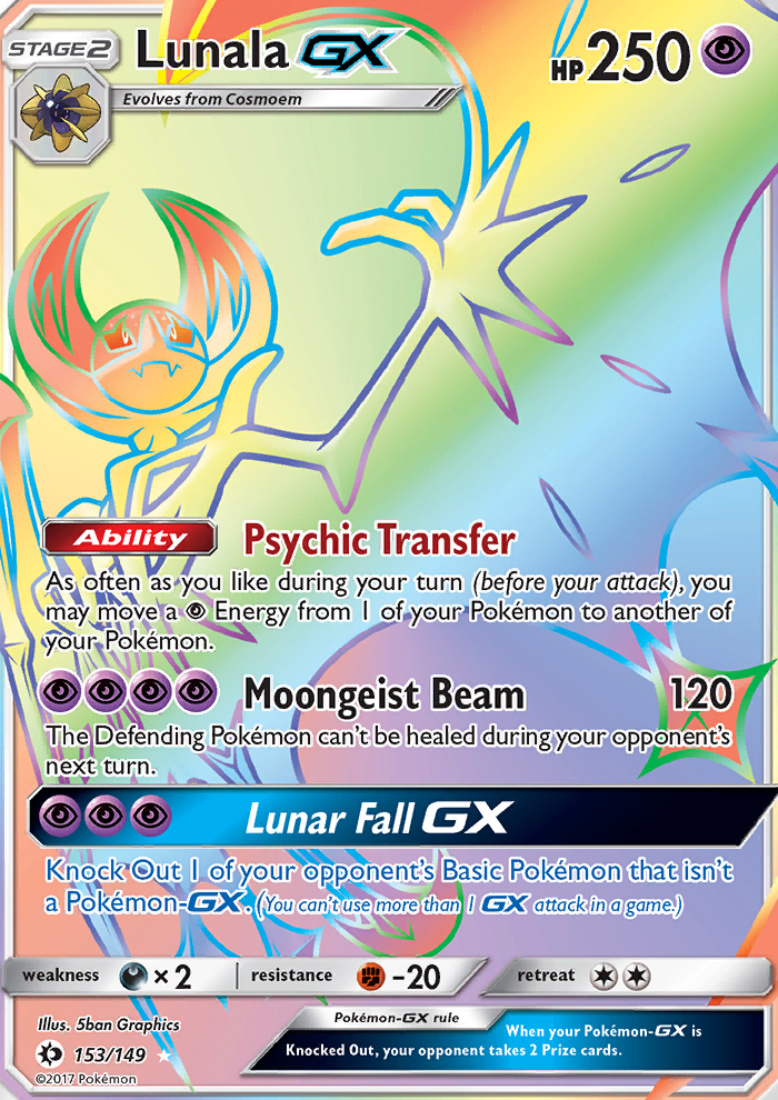 Lunala GX Secret Rare (153/149) sm1