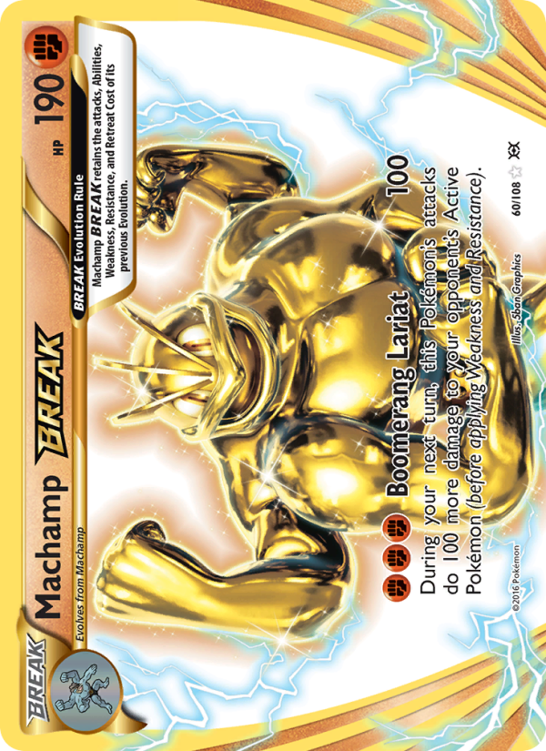 Machamp BREAK Ultra Rare (60/108) xy12