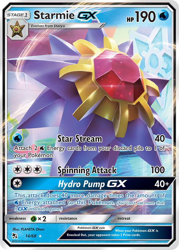 Starmie GX Ultra Rare (14/68) sm115