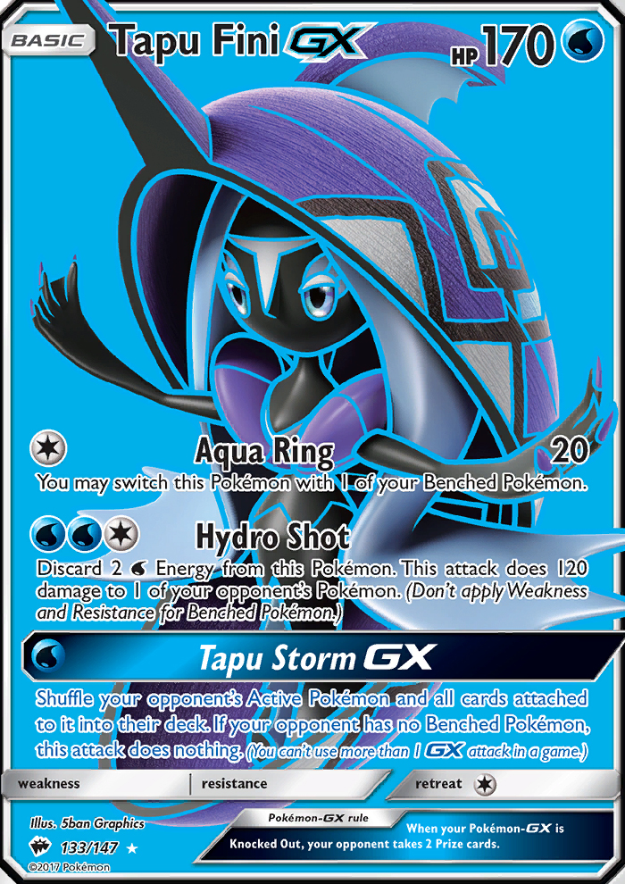 Tapu Fini GX Ultra Rare (133/147) sm3