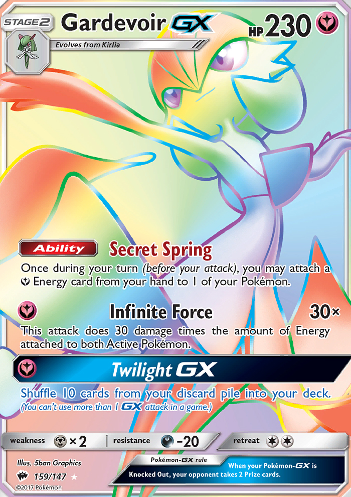 Gardevoir GX Secret Rare (159/147) sm3