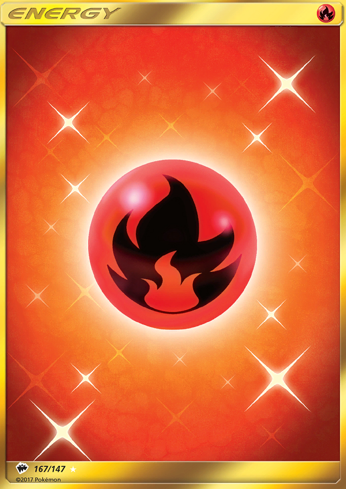 Fire Energy Secret Rare (167/147) sm3