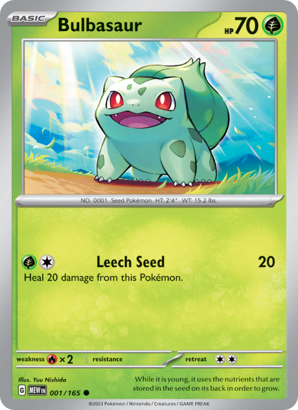 Bulbasaur Common (001/165) sv03.5