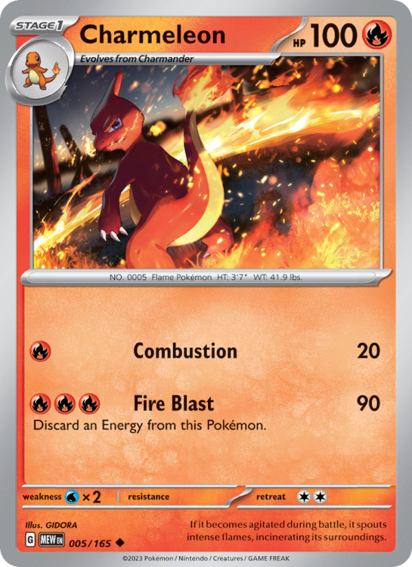 Charmeleon Uncommon (005/165) sv03.5