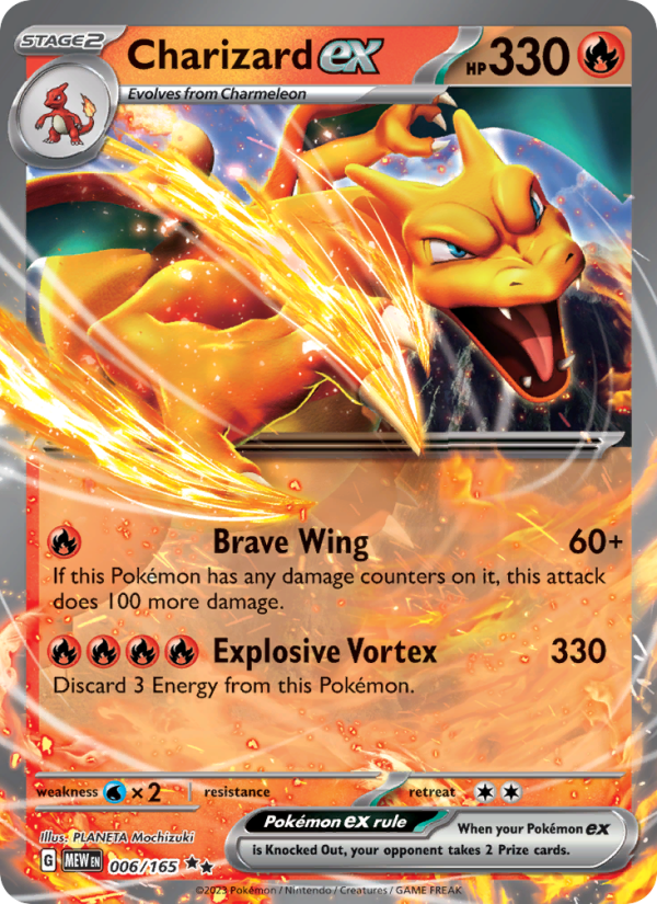 Charizard ex Double rare (006/165) sv03.5