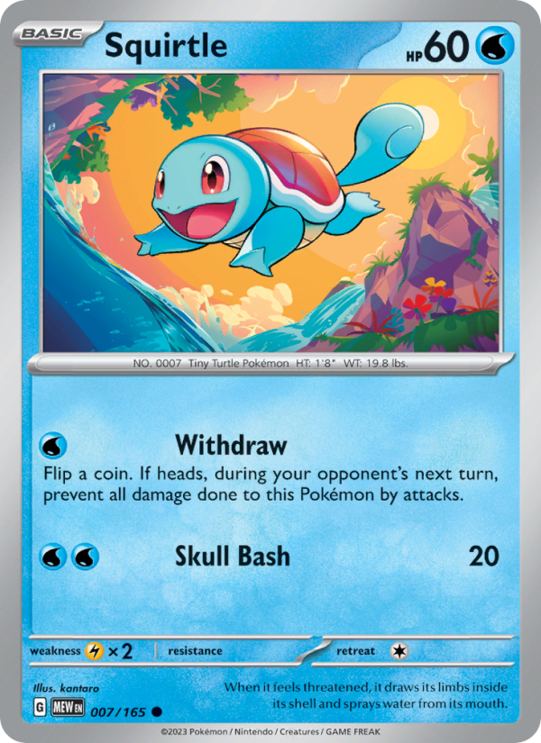 Squirtle Common (007/165) sv03.5