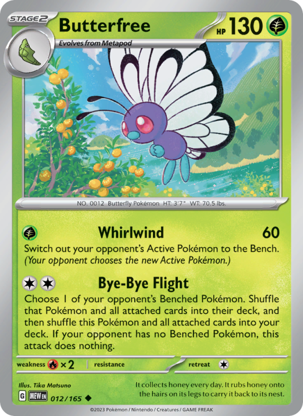 Butterfree Uncommon (012/165) sv03.5