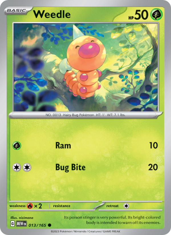 Weedle Common (013/165) sv03.5