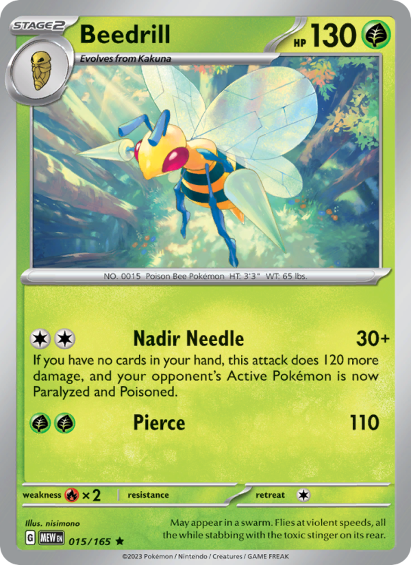 Beedrill Rare (015/165) sv03.5