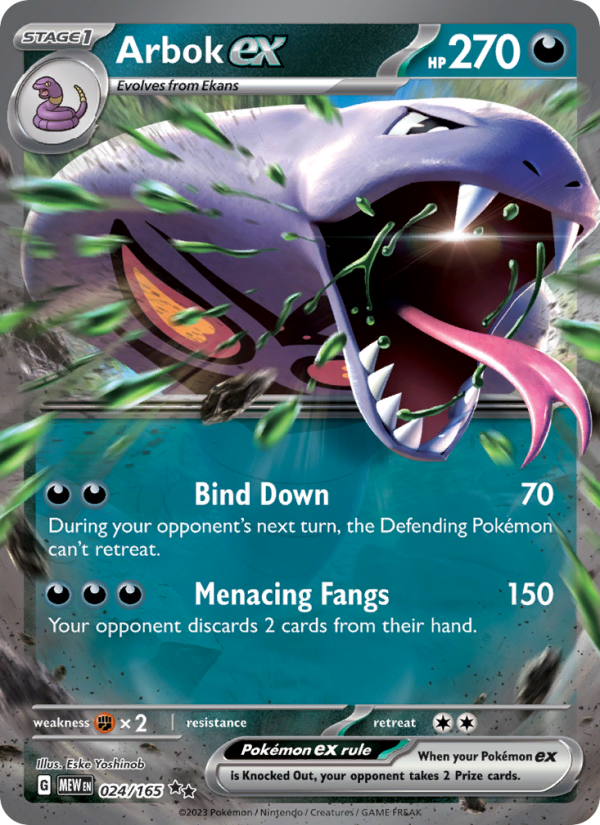 Arbok ex Double rare (024/165) sv03.5