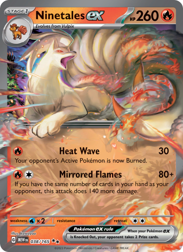 Ninetales ex Double rare (038/165) sv03.5