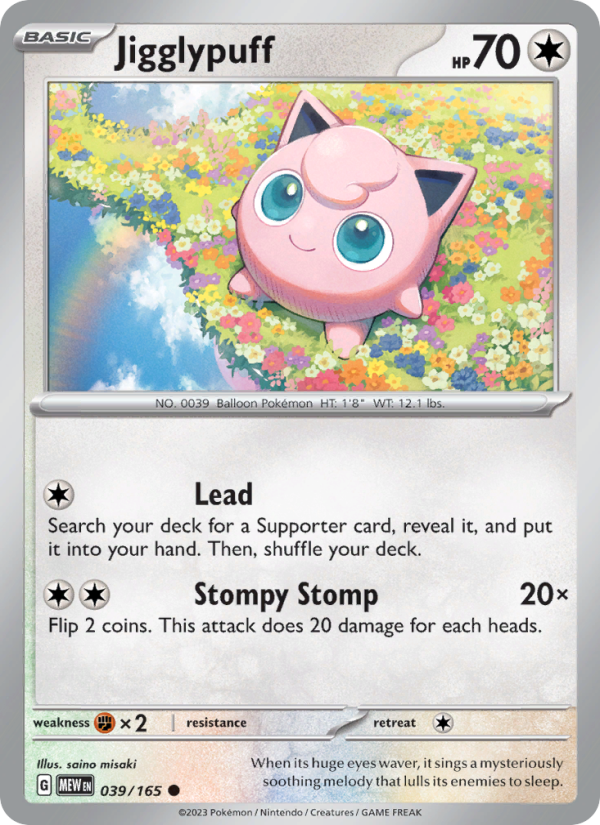 Jigglypuff Common (039/165) sv03.5