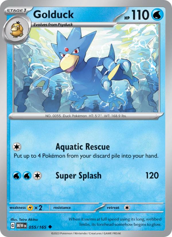 Golduck Uncommon (055/165) sv03.5