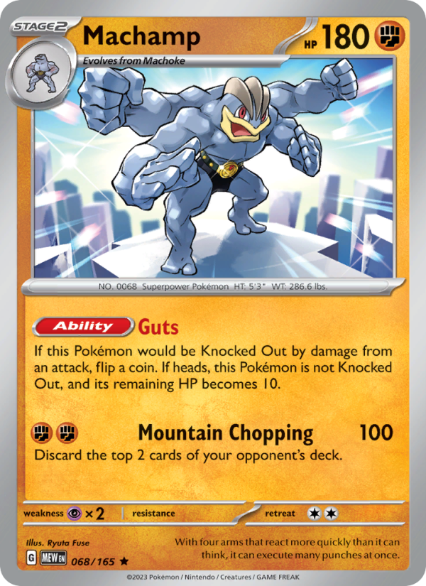 Machamp Rare (068/165) sv03.5