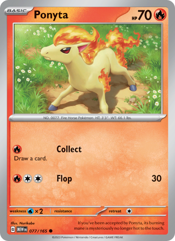 Ponyta Common (077/165) sv03.5