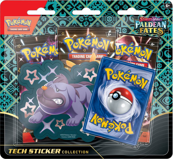 Pokemon Paldean Fates Tech Sticker Collection (1 willekeurig)