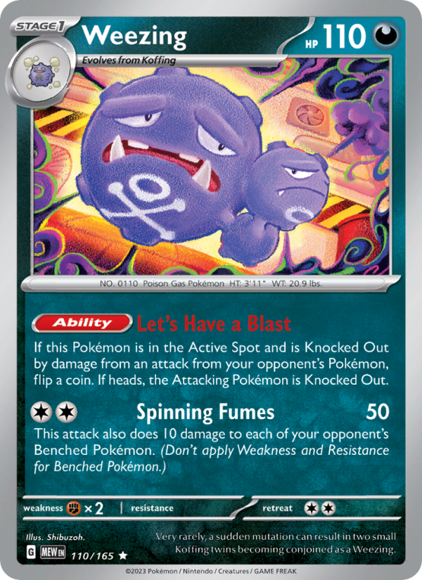 Weezing Rare (110/165) sv03.5