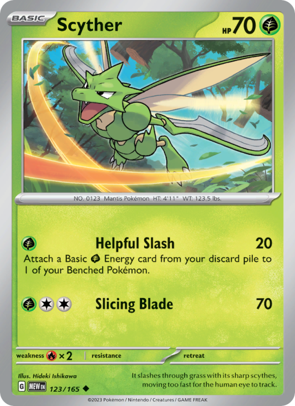 Scyther Uncommon (123/165) sv03.5