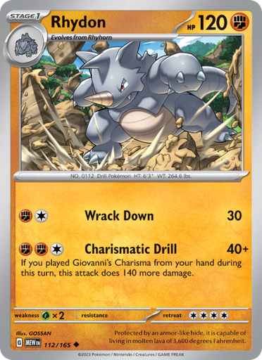 [sv03.5-112] Rhydon Uncommon (112/165) sv03.5