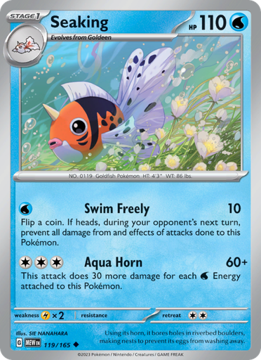 [sv03.5-119] Seaking Uncommon (119/165) sv03.5