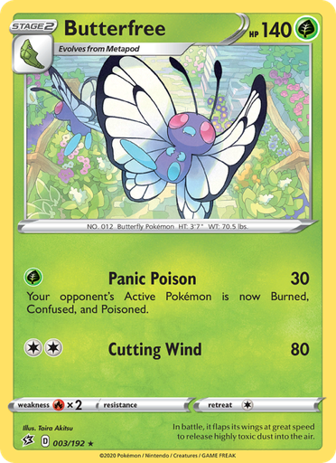 [swsh2-3] Butterfree Rare (3/192) swsh2