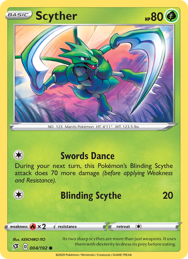 [swsh2-4] Scyther Common (4/192) swsh2