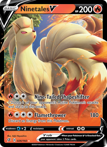 [swsh2-26] Ninetales V Holo Rare V (26/192) swsh2