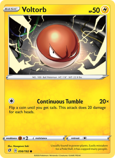 [swsh2-56] Voltorb Common (56/192) swsh2