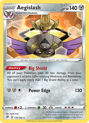 [swsh2-135] Aegislash Rare (135/192) swsh2