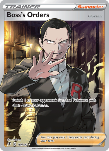 [swsh2-189] Boss's Orders (Giovanni) Ultra Rare (189/192) swsh2
