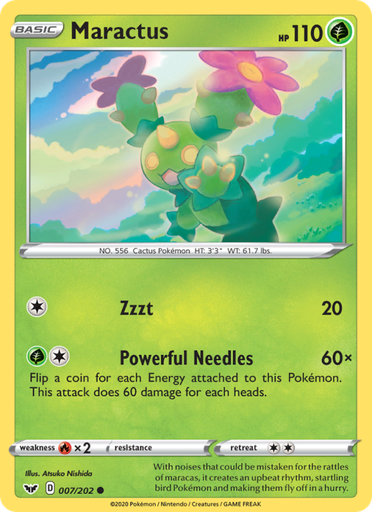 [swsh1-7] Maractus Common (7/202) swsh1