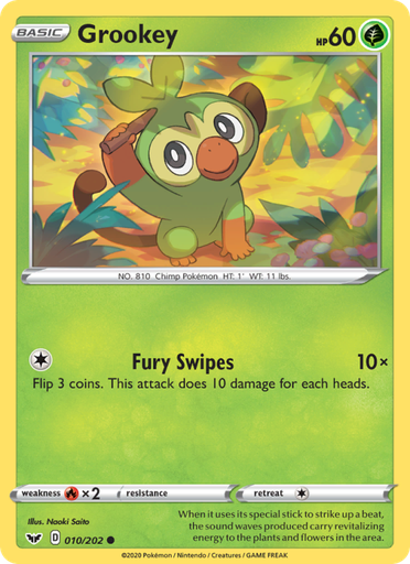 [swsh1-10] Grookey Common (10/202) swsh1