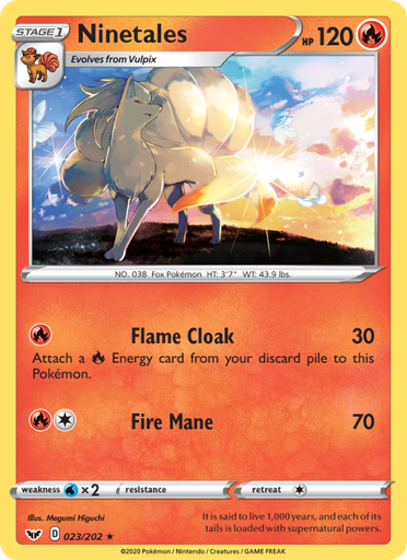 [swsh1-23] Ninetales Rare (23/202) swsh1