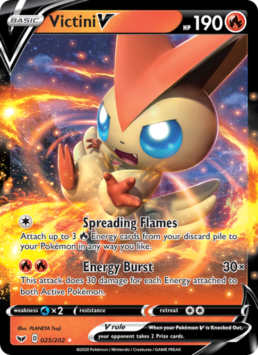 [swsh1-25] Victini V Holo Rare V (25/202) swsh1