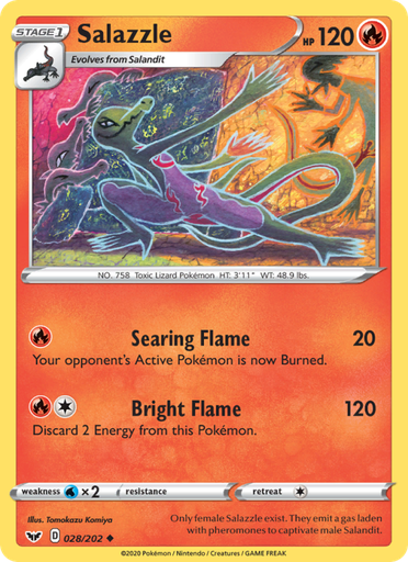 [swsh1-28] Salazzle Uncommon (28/202) swsh1