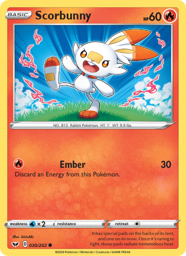 [swsh1-30] Scorbunny Common (30/202) swsh1