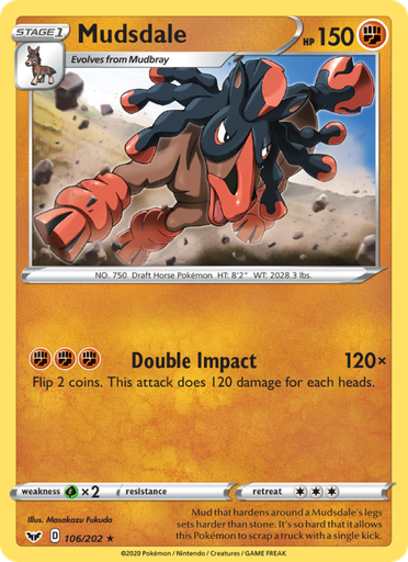 [swsh1-106] Mudsdale Rare (106/202) swsh1