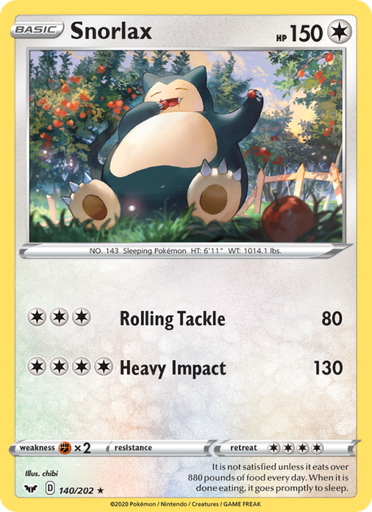 [swsh1-140] Snorlax Rare (140/202) swsh1
