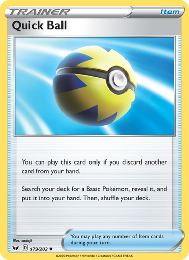[swsh1-179] Quick Ball Uncommon (179/202) swsh1