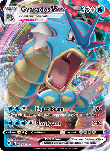 [swsh7-29] Gyarados VMAX Holo Rare VMAX (29/203) swsh7