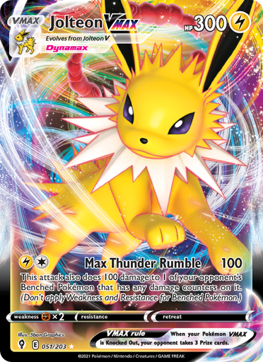 [swsh7-51] Jolteon VMAX Holo Rare VMAX (51/203) swsh7