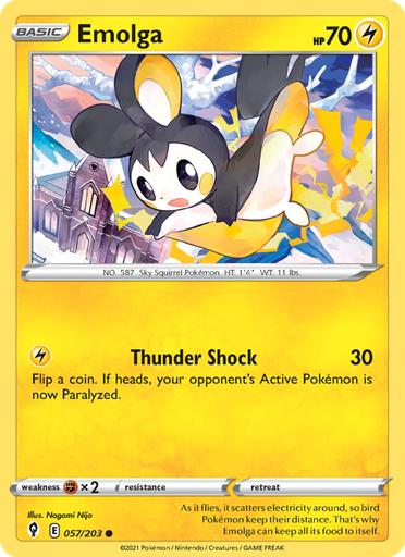 [swsh7-57] Emolga Common (57/203) swsh7