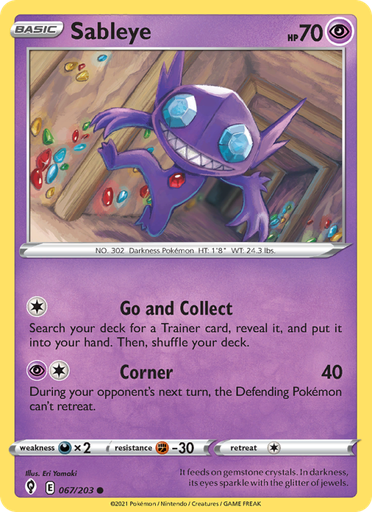 [swsh7-67] Sableye Common (67/203) swsh7