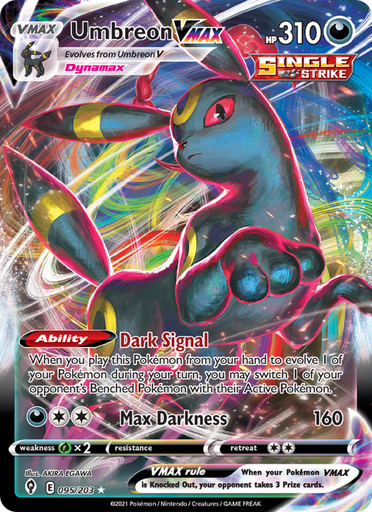 [swsh7-95] Umbreon VMAX Holo Rare VMAX (95/203) swsh7