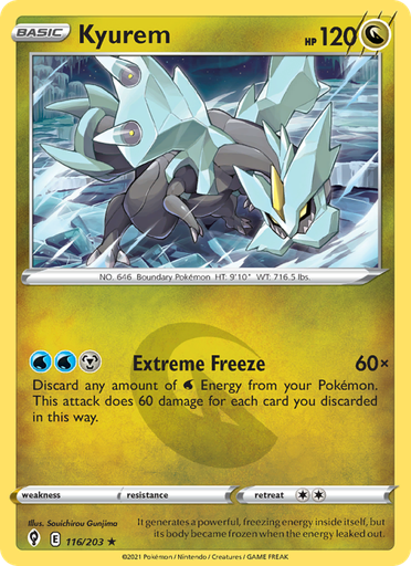 [swsh7-116] Kyurem Holo Rare (116/203) swsh7