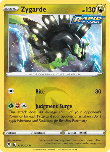 [swsh7-118] Zygarde Holo Rare (118/203) swsh7