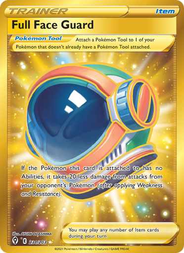 [swsh7-231] Full Face Guard Secret Rare (231/203) swsh7