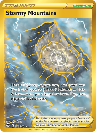 [swsh7-232] Stormy Mountains Secret Rare (232/203) swsh7