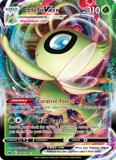 [swsh6-8] Celebi VMAX Holo Rare VMAX (8/198) swsh6