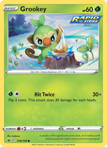 [swsh6-16] Grookey Common (16/198) swsh6